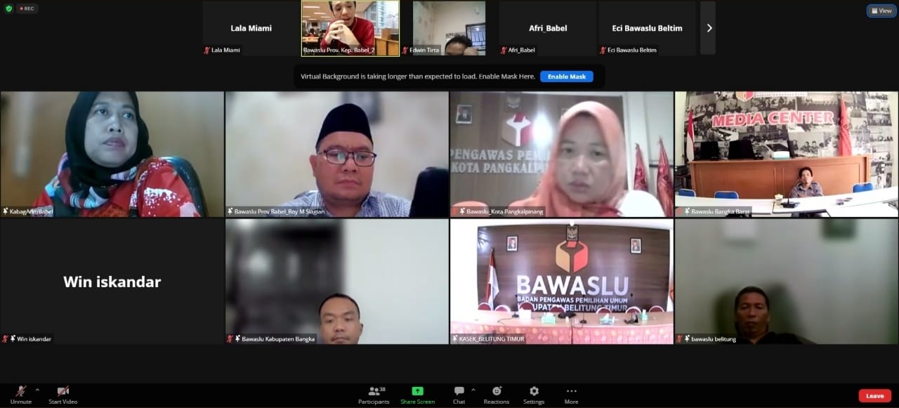 Awasi Tahapan Pemilu, Bawaslu Babel Perkuat Dukungan Sekretariat