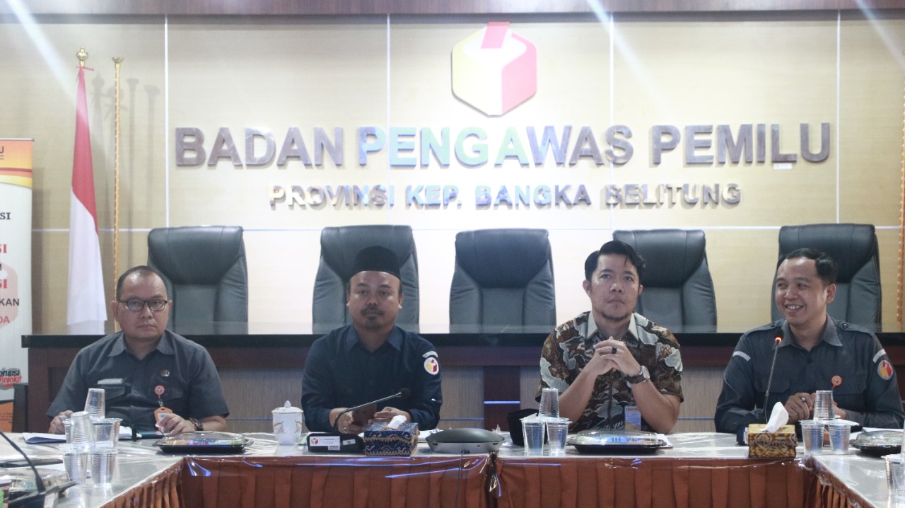 Bawaslu Babel Inventarisir Pengawasan Rekrutmen Penyenggaraan Adhoc dan Pemetaan Dapil