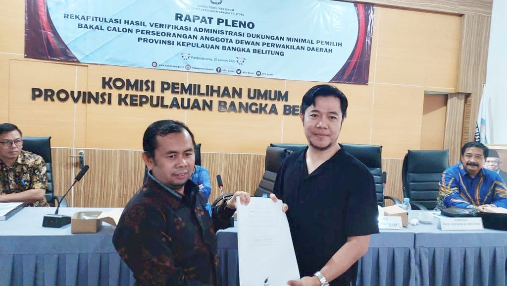 Bawaslu Babel Sampaikan Hasil Pengawasan Vermin Balon Anggota DPD, 19 Orang Sudah Terverifikasi