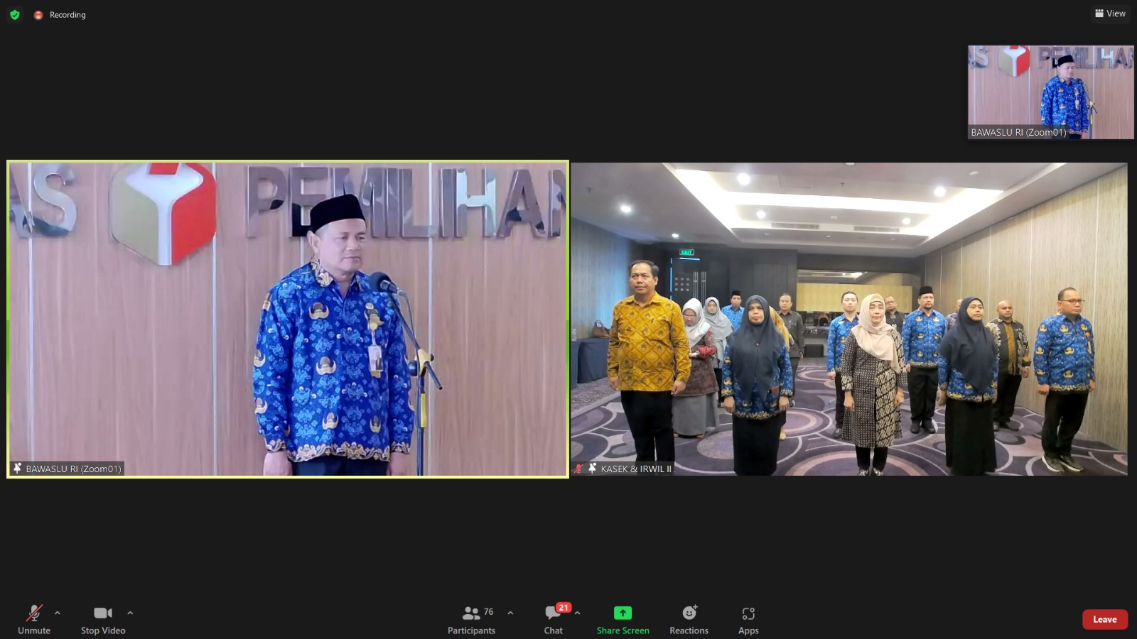 11 Orang CPNS Bawaslu di Babel Resmi Dilantik PNS