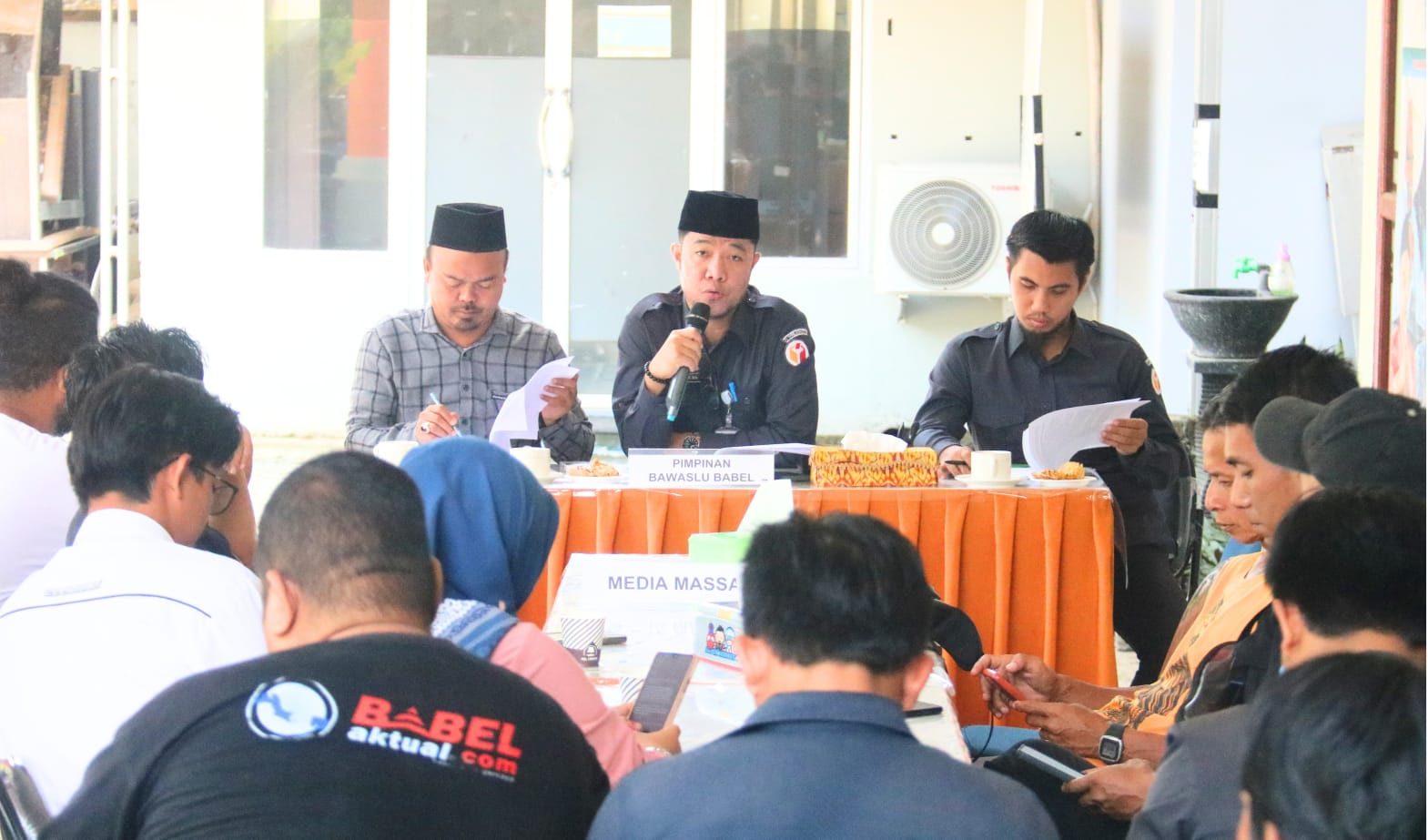 Paparkan Hasil Pengawasan Saat â€˜Coffee Morningâ€™, Osykar Berharap Media Jadi Mitra Pengawasan