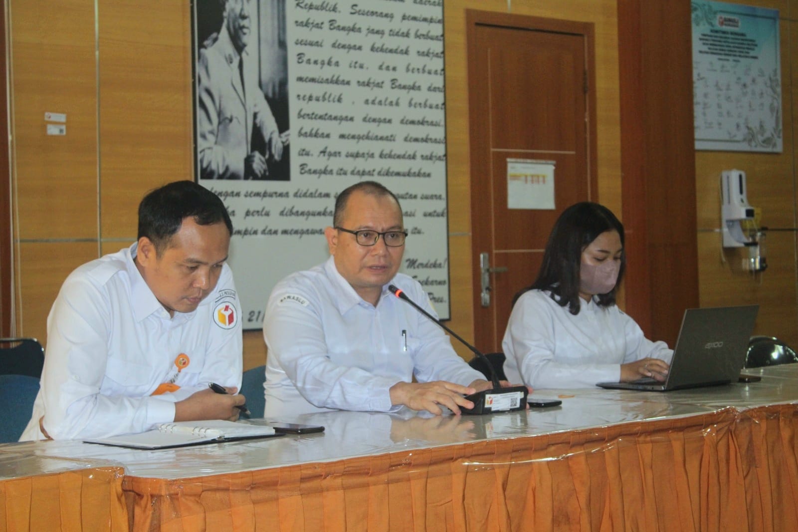 Terima Audiensi Himapol UBB, Bawaslu Babel Sampaikan Perkembangan Pengawasan Pemilu