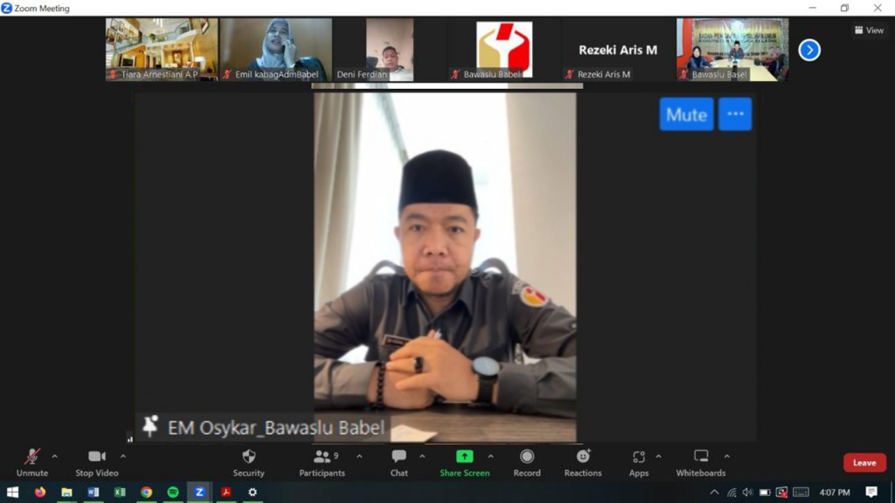 Osykar : Ketua Bawaslu Kabupaten/Kota â€œJemput Bolaâ€ Pasca dilantik