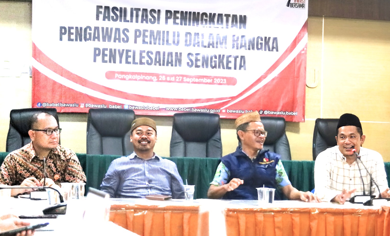 Pimpinan Bawaslu Babel Harapkan PPPK Tingkatkan Kualitas Pengelolaan Kehumasan Bawaslu Kabupaten/Kota