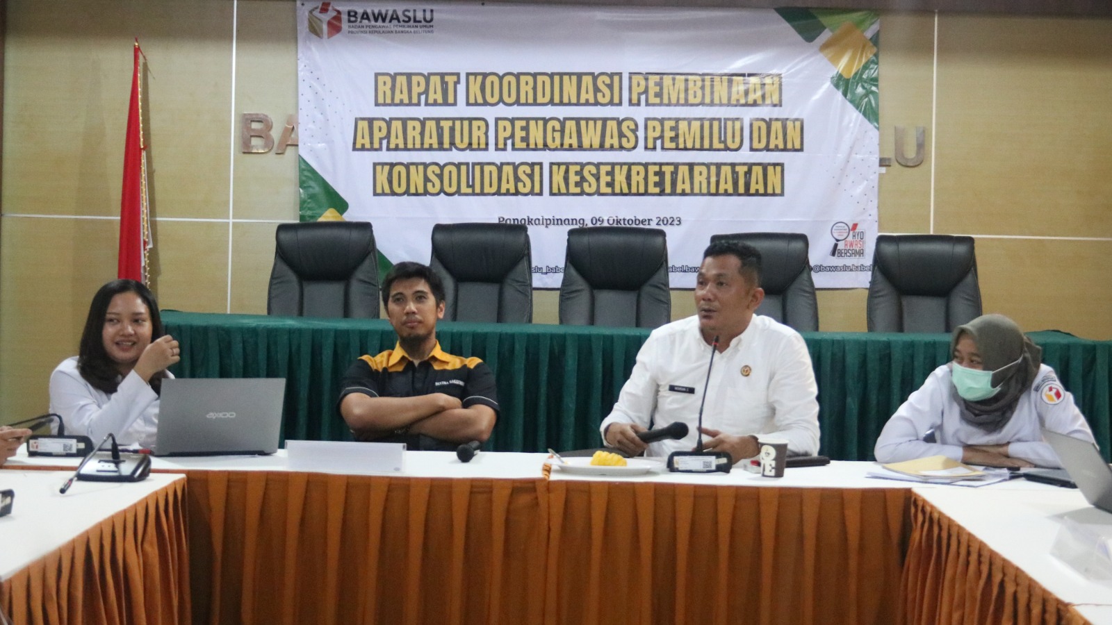 Gelar Rapat Lintas Bagian, Novrian Minta Jajaran Staf Dukung Pengelolaan Datin