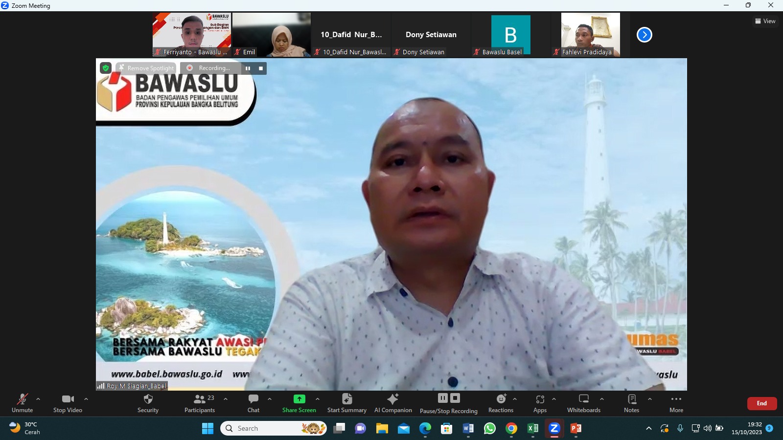 Bawaslu Babel Bahas ABT dan Persiapan Pelaksanaan Anggaran Triwulan IV TA 2024