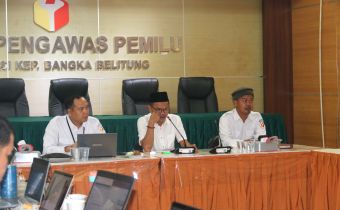 Bawaslu se-Babel Lakukan Konsolidasi Data Hasil Pengawasan Pemutakhiran DPS