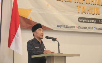 Osykar Minta Peserta Sosialisasi Pelayanan Data Informasi Publik Manfaatkan Sarana Informasi Bawaslu Babel