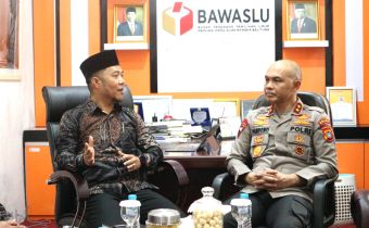Bawaslu Babel Nyatakan Siap Sinergi Saat Terima Kunjungan Kapolda Baru