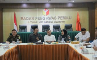 Pemilu Seratus Hari lagi, Bawaslu Babel Samakan Pandangan Terkait Kampanye
