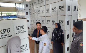 Bawaslu Babel Imbau Perbaikan Perlengkapan Pemungutan Suara Saat Supervisi Logistik di Kabupaten Bangka