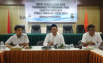 Upayakan Data Akurat, Bawaslu Babel Tingkatkan Pemahaman Pengelolaan Data Penanganan Pelanggaran