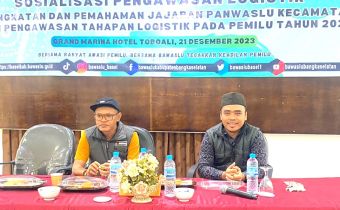 Sahirin Pastikan Jajaran Pengawasan Memiliki Keahlian Khusus Pada Tahapan Pendistribusian Logistik Pemilu 2024