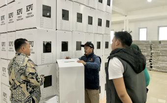 Jafri Pastikan Logistik Pemilu di Pangkalpinang Sesuai Kebutuhan