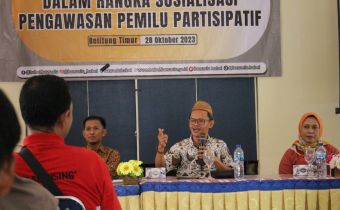 Jelajah Pengawasan Bawaslu Babel Sasar Suku Sawang Sosialisasikan Pengawasan Pemilu Partisipatif