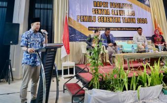 Osykar Ingatkan Gakkumdu se-Babel Jaga Komitmen Tegakkan Keadilan Pemilu