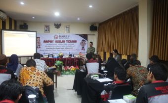 BAWASLU BABEL SATUKAN PERSEPSI PENANGANAN TEMUAN DAN LAPORAN PELANGGARAN