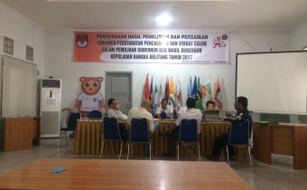 Bawaslu Babel Awasi Penyerahan Terakhir Berkas Calon