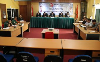BAWASLU BABEL GELAR SIDANG PUTUSAN SENGKETA PEMILU