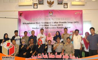SEBANYAK 126.292 PEMILIH DITETAPKAN MENJADI DPT OLEH KPU BANGKA BARAT