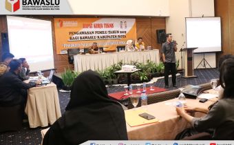 TINGKATKAN PENGAWASAN KAMPANYE DAN TUNGSURA, BAWASLU BABEL GELAR RAKERNIS