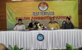 Tes Tertulis PanwasKab/Kota 2017