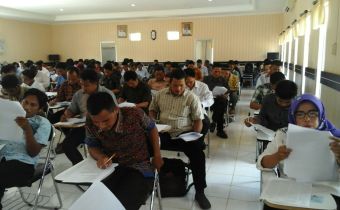 PANWAS KABUPATEN BANGKA SELATAN GELAR UJIAN TERTULIS BAGI CALON PANWASCAM