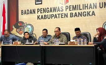 Bawaslu Babel Bersama Bawaslu RI Berikan Penguatan Kesiapan Menghadapi Pemilihan Ulang di Bangka