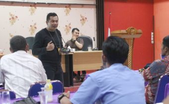 Novrian Jelaskan Potensi Pelanggaran Tahapan Kampanye ke Panwascam se-Basel