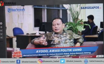 Ketua Bawaslu RI Sampaikan Kerawanan Pilkada Babel Saat Dialog di Bangka Pos