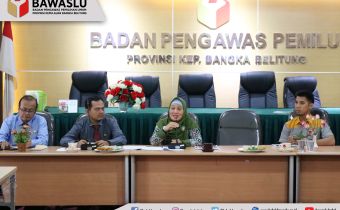 TINGKATKAN UPAYA PENDAMPINGAN HUKUM, BAWASLU BABEL KOORDINASI DENGAN KEJATI BABEL