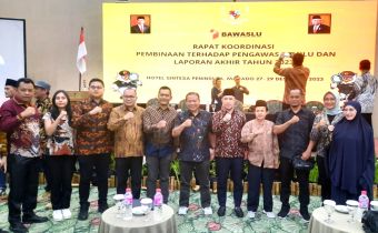 Bawaslu Provinsi dan Kabupaten/Kota Se-Provinsi Babel Tingkatkan Kapasitas Melalui Pembekalan Strategis Pembinaan dan Pengawasan Pemilu
