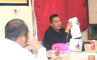 Hari Pertama Tahapan Kampanye, Novrian Sampaikan Mekanisme Pengawasan ke Jajaran Panwaslu Kecamatan