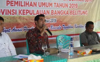 BAWASLU BABEL SAMBANGI DAERAH RAWAN DI BANGKA