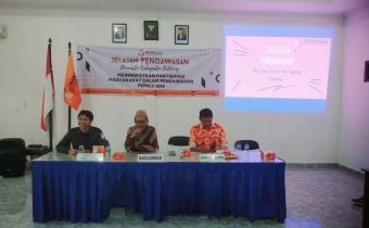 Hadiri Jelajah Pengawasan, Sahirin Ajak Mahasiswa dan Pelajar di Belitung Tolak Politik Uang