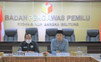 Terima Kunjungan Kerja Anggota DPD RI, Bawaslu Babel Paparkan Kesiapan Sambut Pemilu 2024