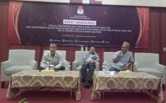 Anggota Bawaslu Babel Jadi Narasumber di Rakor KPU, Paparkan Mekanisme Pengawasan Daftar Pemilih
