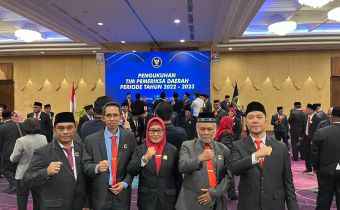 2 Orang Unsur Bawaslu Babel Resmi Jabat TPD DKPP