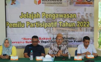 Jelajah Pengawasan Pemilu Partisipatif Hadir di Desa Kebintik.