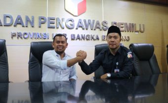 Bawaslu Babel Ajak KPU Babel Tingkatkan Sinergisitas dalam Penyelenggaraan Pemilu