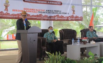 Ajak Masyarakat Awasi Pemilu, Bawaslu Babel Sosialisasikan Pengawasan Pemilu Partisipatif