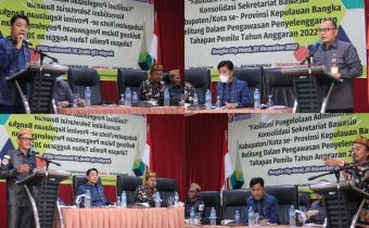 Bawaslu Babel Konsolidasi Bersama Bawaslu Kabupaten/Kota, Bahas Serapan Anggaran Tahun 2022