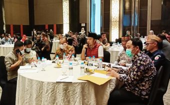 Bawaslu Babel Sampaikan Hasil Pengawasan Verfak Perbaikan Parpol di Rapat Pleno Terbuka KPU