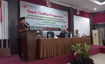 Ketua Bawaslu Babel Minta Kesekretariatan Pengawas Pemilu di Kabupaten Bangka Beri Dukungan Optimal