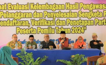 Tingkatkan Kualitas Kelembagaan, Bawaslu Babel Evaluasi Kinerja Bawaslu Kabupaten/Kota