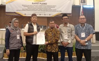 Bawaslu Babel Berikan Masukan Dalam Pleno Rekapitulasi Vermin Perbaikan Kesatu Balon DPD-RI