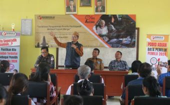 Sosialisasi Pengawasan Partisipatif ke Warga Bali di Belitung, Sahirin Minta Jaga Kerukunan Beragama