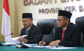 Diduga Melanggar Administratif Pemilu, Bawaslu Babel Sidang KPU Belitung dan KPU Bangka Barat