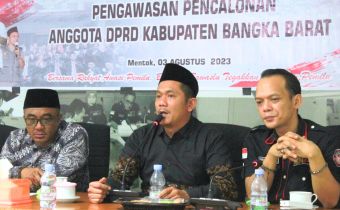 Hadiri Rakor Bawaslu Babar, Novrian Ingatkan Bawaslu Babar Awasi APS Sesuai PKPU Terbaru