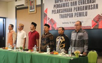 Bawaslu Babel Koordinasikan SDM Pengawas dan Evaluasi Pelaksanaan Pengawasan Tahapan Pemilu